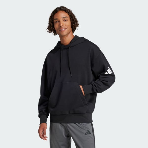 ⁦קפוצ׳ון אדידס French Terry Essentials Loose⁩ – תמונה ⁦7⁩