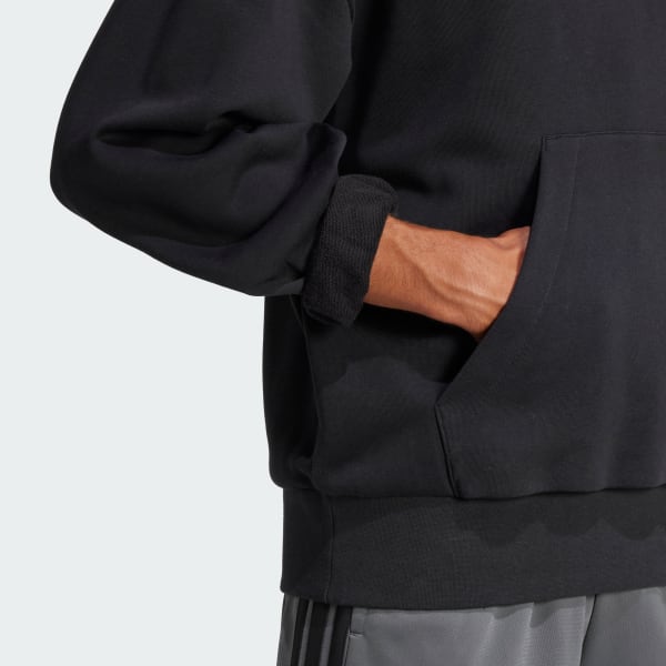 ⁦קפוצ׳ון אדידס French Terry Essentials Loose⁩ – תמונה ⁦3⁩