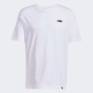 m l slide tee white