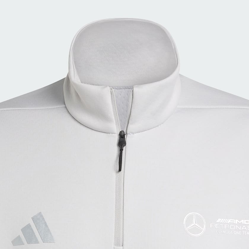 ⁦עליונית אדידס Mercedes - AMG Petronas Silver Arrows Half-Zip⁩ – תמונה ⁦4⁩