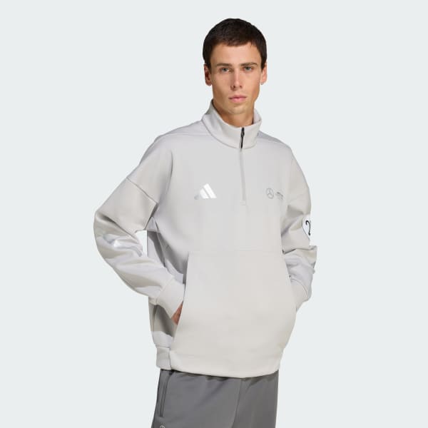 ⁦עליונית אדידס Mercedes - AMG Petronas Silver Arrows Half-Zip⁩ – תמונה ⁦6⁩