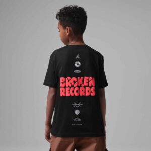 mj broken records tee