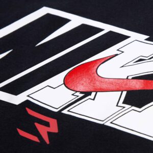 spliced swoosh tee