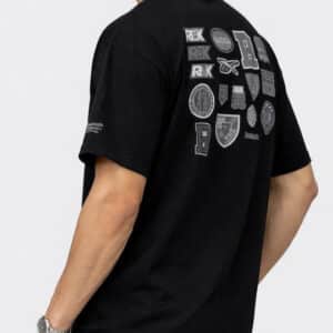 multi badge t shirt