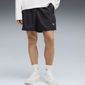ess puma logo woven shorts 5